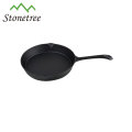 Cast iron 10 inch skillet pan with vegetable oil coating